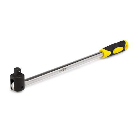 Segomo Tools 1/2 Inch Drive 17 Inch Chrome Vanadium Breaker Bar with 230 Degree Pivoting Chrome Molybdenum Head S1201